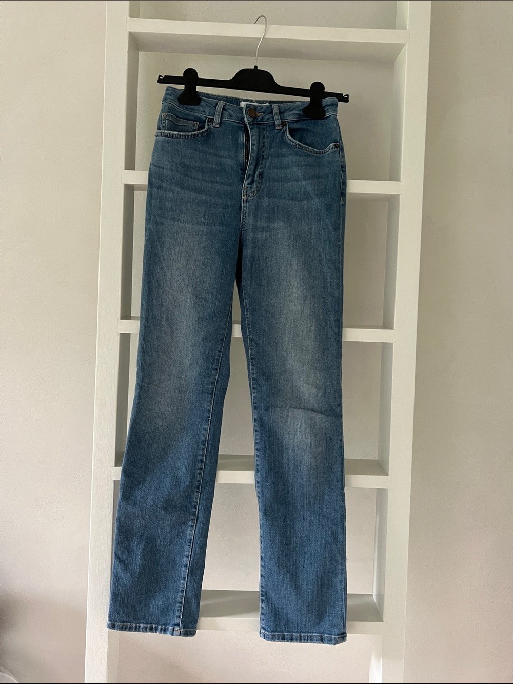La Ligne High-Rise Straight Leg Jeans